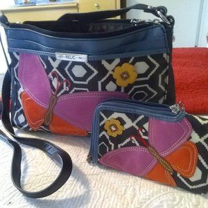 Relic Crossbody bag and matching wallet